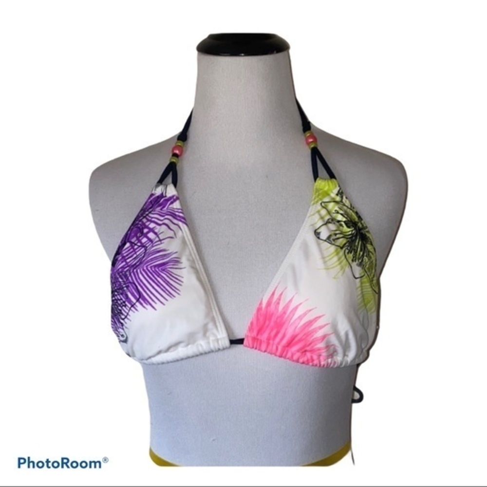 Kirra large‎ tropical floral string bikini top